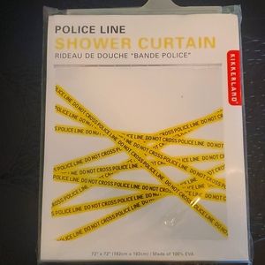 Shower Curtain 'Police Line'